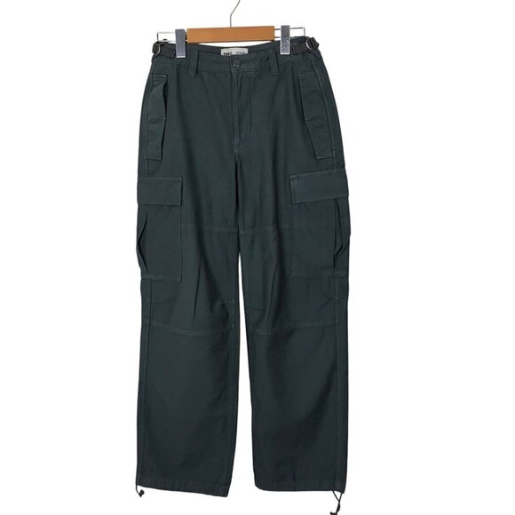 Aritzia TNA Supply Adjustable 100% Cotton Cargo Pants Size 2 - Picture 3 of 9